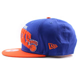 ニューエラ キャップ 9FIFTY ニューヨーク ニックス NBA CHENILLE ARCH SNAPBACK CAP ROYAL ORANGE