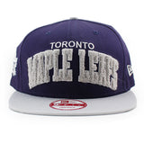 ニューエラ キャップ 9FIFTY スナップバック トロント メープル リーフス CHENILLE-ARCH SNAPBACK CAP NAVY-GREY