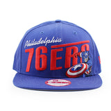 ニューエラ キャップ 9FIFTY スナップバック フィラデルフィア セブンティシクサーズ NBA TEAM BASIC SNAPBACK CAP BLUE