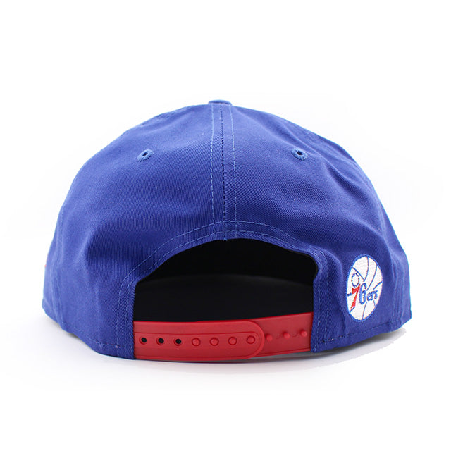 ニューエラ キャップ 9FIFTY スナップバック フィラデルフィア セブンティシクサーズ NBA TEAM BASIC SNAPBACK CAP BLUE