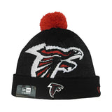 ニューエラ ニットキャップ ビーニー アトランタ ファルコンズ NFL-BIGGIE KNIT BEANIE BLACK