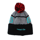 ミッチェル＆ネス ニット ビーニー バンクーバー グリズリーズ NBA HIGH-5 CIRCLE BEANIE GREY-BLACK