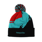 ミッチェル＆ネス ニット ビーニー バンクーバー グリズリーズ NBA PAINTBRUSH BEANIE MULTI