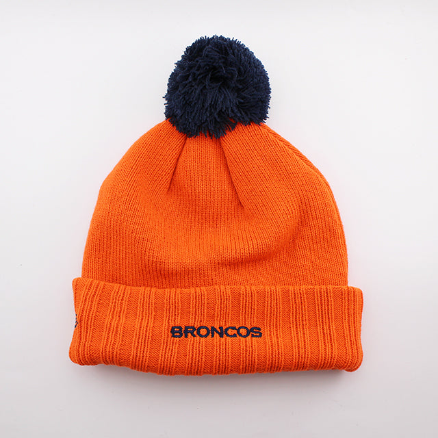 ニューエラ ニットキャップ ビーニー デンバー ブロンコス NFL SUPER BOWL PATCHES KNIT CAP BEANIE ORANGE NEW ERA DENVER BRONCOS