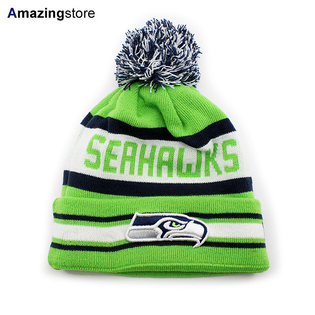 ニューエラ ニットキャップ ビーニー シアトル シーホークス NFL ALT JAKE-3 KNIT CAP BEANIE LIME GREEN