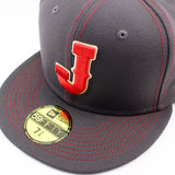 ニューエラ キャップ 59FIFTY WBC 日本 帽子 2023 WORLD BASEBALL CLASSIC FITTED CAP CHARCOAL