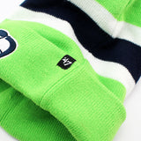 47ブランド ニットキャップ ビーニー シアトル シーホークス NFL BREAKAWAY KNIT CAP BEANIE LIME GREEN