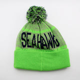 47ブランド ニットキャップ ビーニー シアトル シーホークス NFL REDROCK KNIT CAP BEANIE LIME GREEN