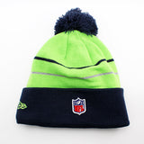 ニューエラ ニットキャップ ビーニー シアトル シーホークス NFL THANKSGIVING DAY KNIT CAP BEANIE LIME GREEN