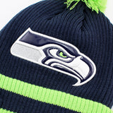 ニューエラ ニットキャップ ビーニー シアトル シーホークス NFL CHILLER FILLER KNIT CAP BEANIE NAVY