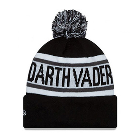 ニューエラ ニットビーニー スターウォーズ ダースベーダー BIGGEST FAN KNIT BEANIE BLACK WHITE