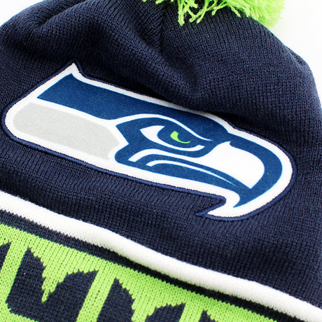 ニューエラ ニットキャップ ビーニー シアトル シーホークス NFL TEAM-RELATION KNIT CAP BEANIE NAVY