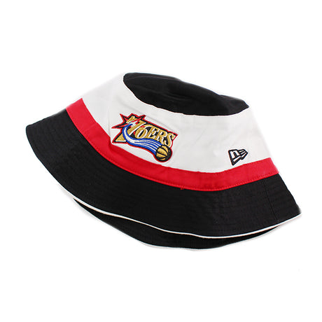 ニューエラ バケットハット フィラデルフィア セブンティシクサーズ 1997-2008 HWC CRADER II BUCKET HAT BLACK