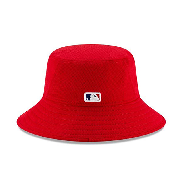 ニューエラ バケットハット フィラデルフィア フィリーズ MLB DASHMARK BATTING PRACTICE BUCKET HAT RED