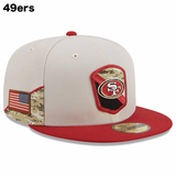 2023 NFL ベテランズデー選手着用 ニューエラ キャップ 59FIFTY NFL 2023 SALUTE-TO-SERVICE FITTED CAP NEW ERA