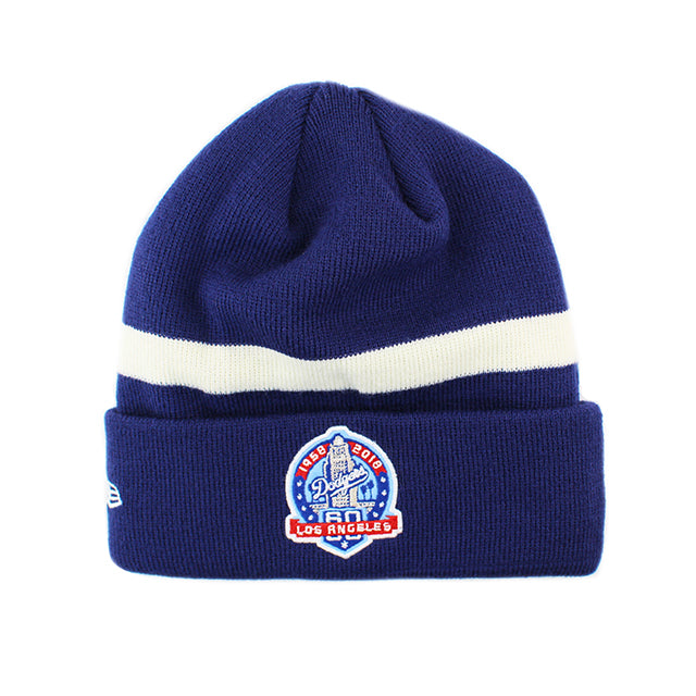 ニューエラ ニット ビーニー ロサンゼルス ドジャース MLB RETRO CUFF KNIT BEANIE CAP ROYAL NEW ERA LOS ANGELES DODGERS