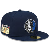 ニューエラ キャップ 59FIFTY ダラス マーベリックス 2024 NBA FINALS SIDE PATCH FITTED CAP NAVY