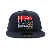 USA代表 ドリームチーム ニューエラ キャップ USA BASKETBALL DREAM TEAM FITTED CAP NAVY