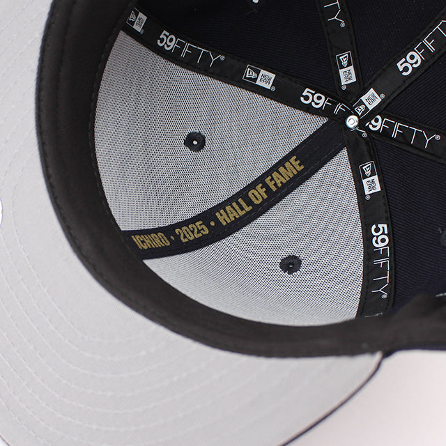 イチローモデル ニューエラ キャップ 59FIFTY シアトル マリナーズ ICHIRO CHENILLE PATCHES FITTED CAP NAVY