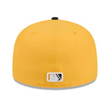 ニューエラ キャップ 59FIFTY アクロン ラバーダックス MiLB FITTED CAP GOLD BLACK