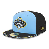 ニューエラ キャップ 59FIFTY アーカンソー トラベラーズ MiLB FITTED CAP SKY BLACK