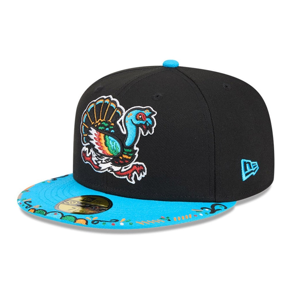ニューエラ キャップ 59FIFTY オーガスタ グリーンジャケッツ MiLB FITTED CAP BLACK BLUE