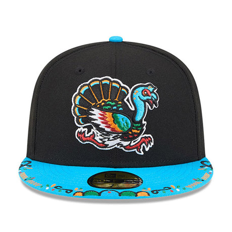 ニューエラ キャップ 59FIFTY オーガスタ グリーンジャケッツ MiLB FITTED CAP BLACK BLUE