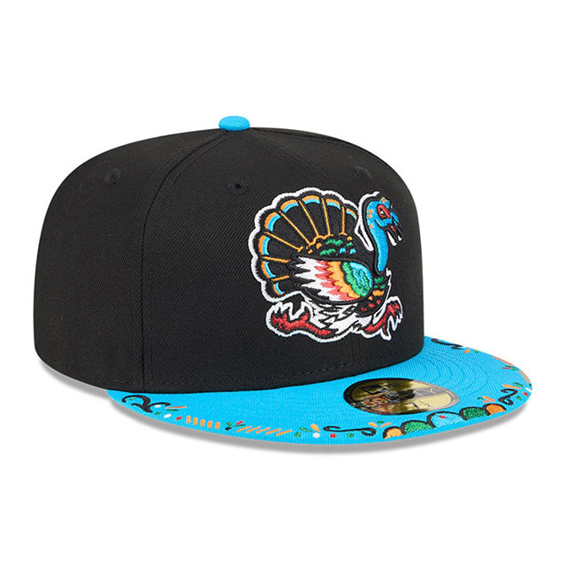 ニューエラ キャップ 59FIFTY オーガスタ グリーンジャケッツ MiLB FITTED CAP BLACK BLUE