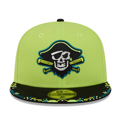 ニューエラ キャップ 59FIFTY ブレイデントン マローダーズ MiLB FITTED CAP YELLOW BLACK
