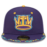 ニューエラ キャップ 59FIFTY ブルックリン サイクロンズ MiLB FITTED CAP PURPLE