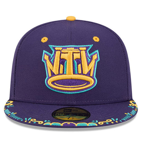 ニューエラ キャップ 59FIFTY ブルックリン サイクロンズ MiLB FITTED CAP PURPLE