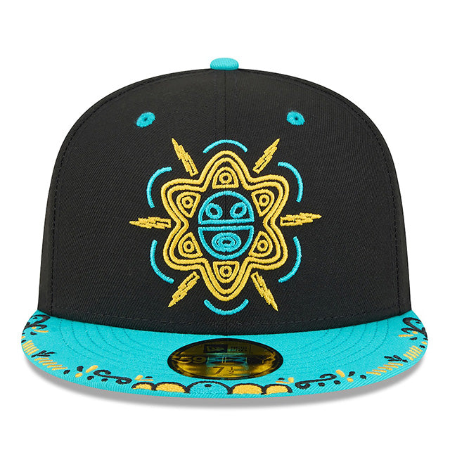 ニューエラ キャップ 59FIFTY バッファロー バイソンズ MiLB FITTED CAP BLACK TEAL