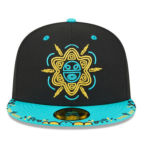 ニューエラ キャップ 59FIFTY バッファロー バイソンズ MiLB FITTED CAP BLACK TEAL