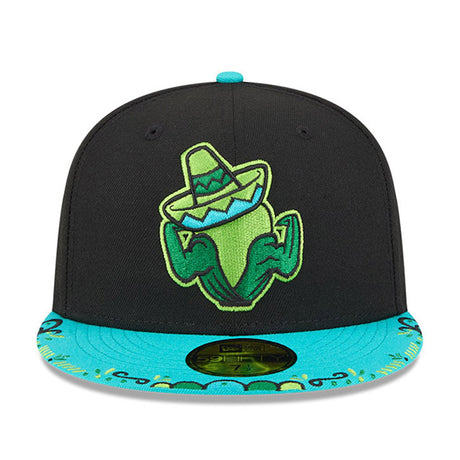 ニューエラ キャップ 59FIFTY シーダーラピッズ カーネルズ MiLB FITTED CAP BLACK TEAL