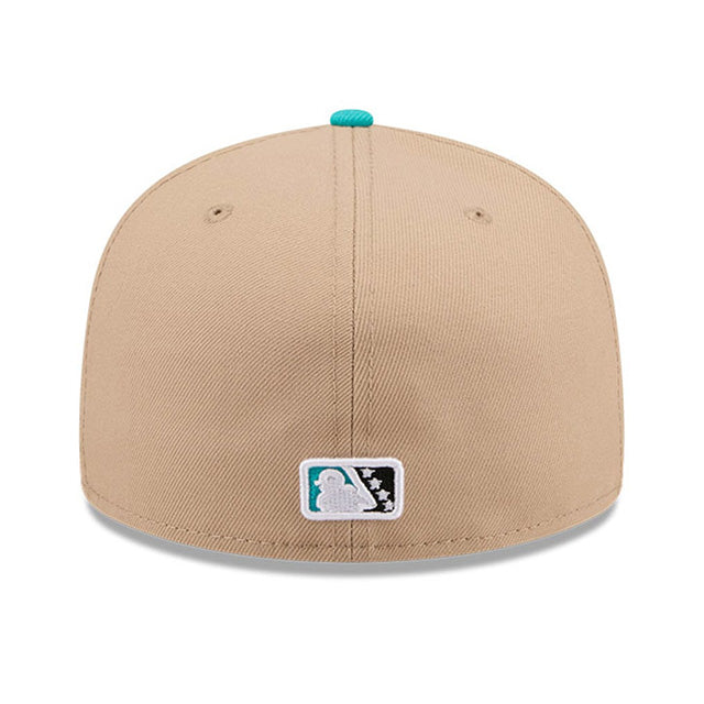 ニューエラ キャップ 59FIFTY チェサピーク ベイソックス MiLB FITTED CAP TAN TEAL