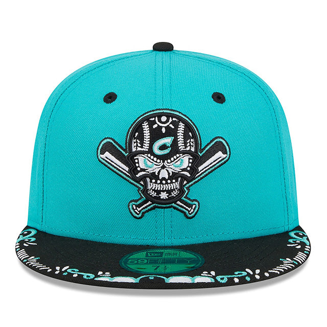 ニューエラ キャップ 59FIFTY コロンバス クリッパーズ MiLB FITTED CAP TEAL BLACK