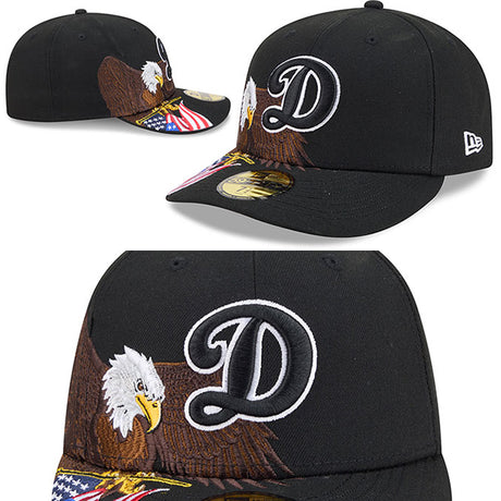 ニューエラ キャップ PC59FIFTY ロサンゼルス ドジャース MLB PRE-CURVED AMERICAN EAGLE FITTED CAP