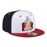 ニューエラ キャップ 59FIFTY アルトゥーナ カーブ MiLB FITTED CAP WHITE NAVY BURGUNDY