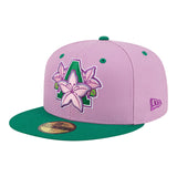 ニューエラ キャップ 59FIFTY オーガスタ グリーンジャケッツ MiLB FITTED CAP LAVENDER KELLY