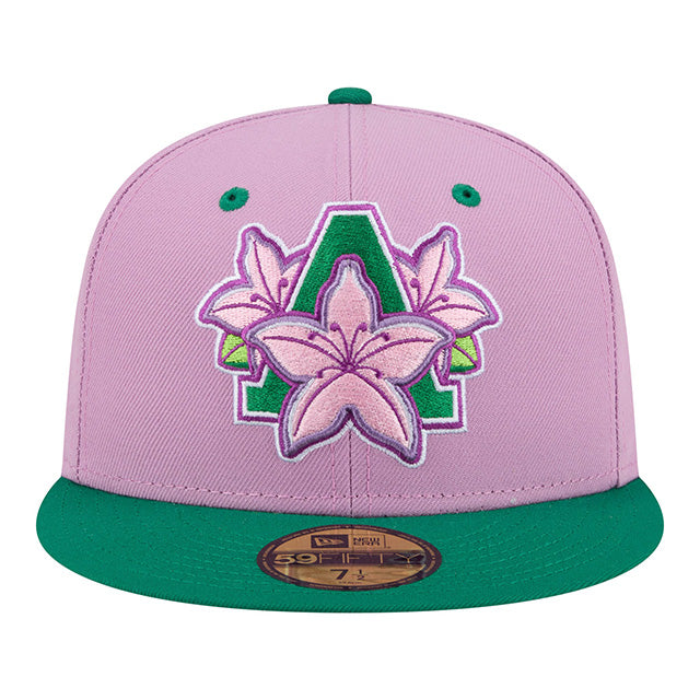 ニューエラ キャップ 59FIFTY オーガスタ グリーンジャケッツ MiLB FITTED CAP LAVENDER KELLY