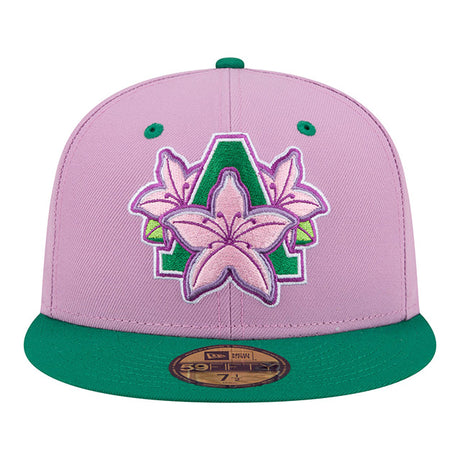 ニューエラ キャップ 59FIFTY オーガスタ グリーンジャケッツ MiLB FITTED CAP LAVENDER KELLY