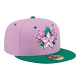 ニューエラ キャップ 59FIFTY オーガスタ グリーンジャケッツ MiLB FITTED CAP LAVENDER KELLY