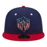 ニューエラ キャップ 59FIFTY リーハイバレー アイアンピッグス MiLB FITTED CAP NAVY RED