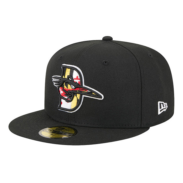 ニューエラ キャップ 59FIFTY デルマーバ ショアーバーズ MiLB FITTED CAP NIGTH BLACK