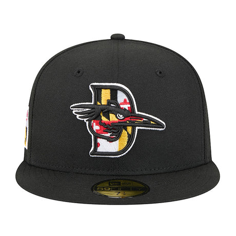 ニューエラ キャップ 59FIFTY デルマーバ ショアーバーズ MiLB FITTED CAP NIGTH BLACK