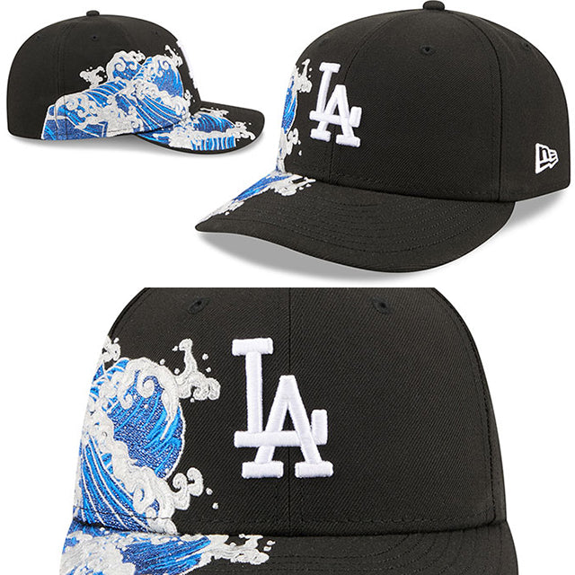 ニューエラ キャップ PC59FIFTY ロサンゼルス ドジャース MLB PRE-CURVED SURF THE WAVE FITTED CAP