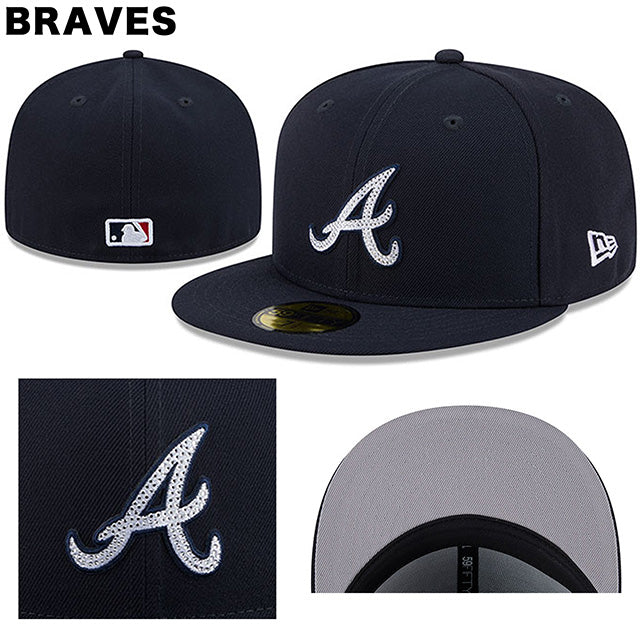 海外取寄 MLB ラインストーンロゴモデル ニューエラ キャップ 59FIFTY MLB RHINESTONE LOGO FITTED CAP