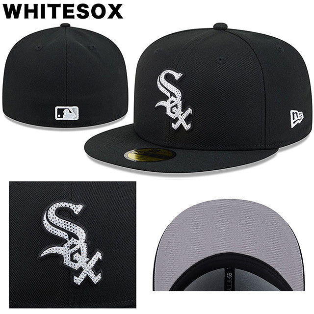 海外取寄 MLB ラインストーンロゴモデル ニューエラ キャップ 59FIFTY MLB RHINESTONE LOGO FITTED CAP