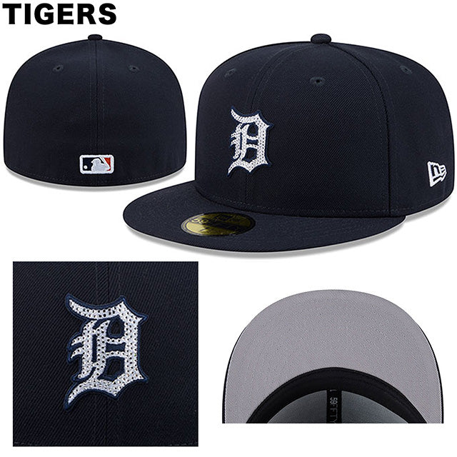 海外取寄 MLB ラインストーンロゴモデル ニューエラ キャップ 59FIFTY MLB RHINESTONE LOGO FITTED CAP