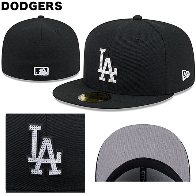 海外取寄 MLB ラインストーンロゴモデル ニューエラ キャップ 59FIFTY MLB RHINESTONE LOGO FITTED CAP